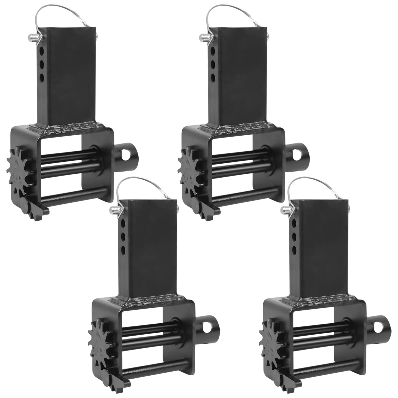 Garvee Heavy Duty Stake Pocket Winch for Trailers – 4 Pack, 16,200 lbs Breaking Strength & 5,400 lbs Load Limit, Secure D-Ring Winches for Flatbed Truck Trailers
