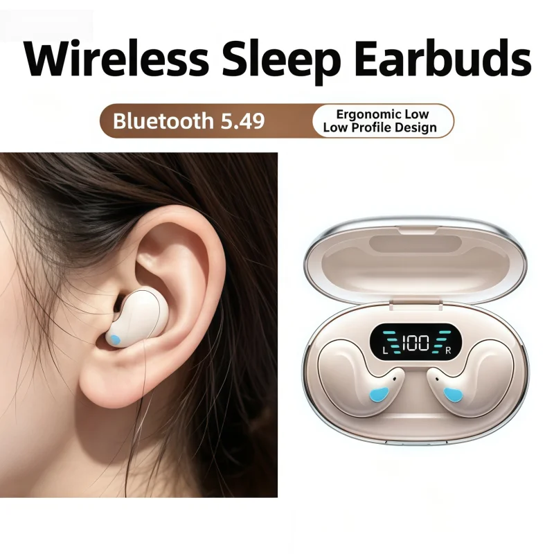 X55 wireless Bluetooth sports headphones come with digital battery level display and quick charging function.