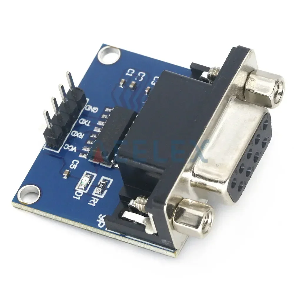 MAX3232 RS232 to TTL Serial Port Converter Module DB9 Connector MAX232 For Arduino