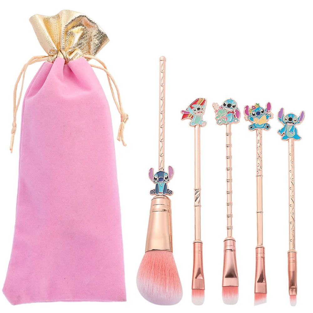 

41Styles Bandai Anime Lilo & Stitch Cartoon Figure Makeup Brushes Set Foundation Powder Dolls Model for Women Girl Makeup Gift