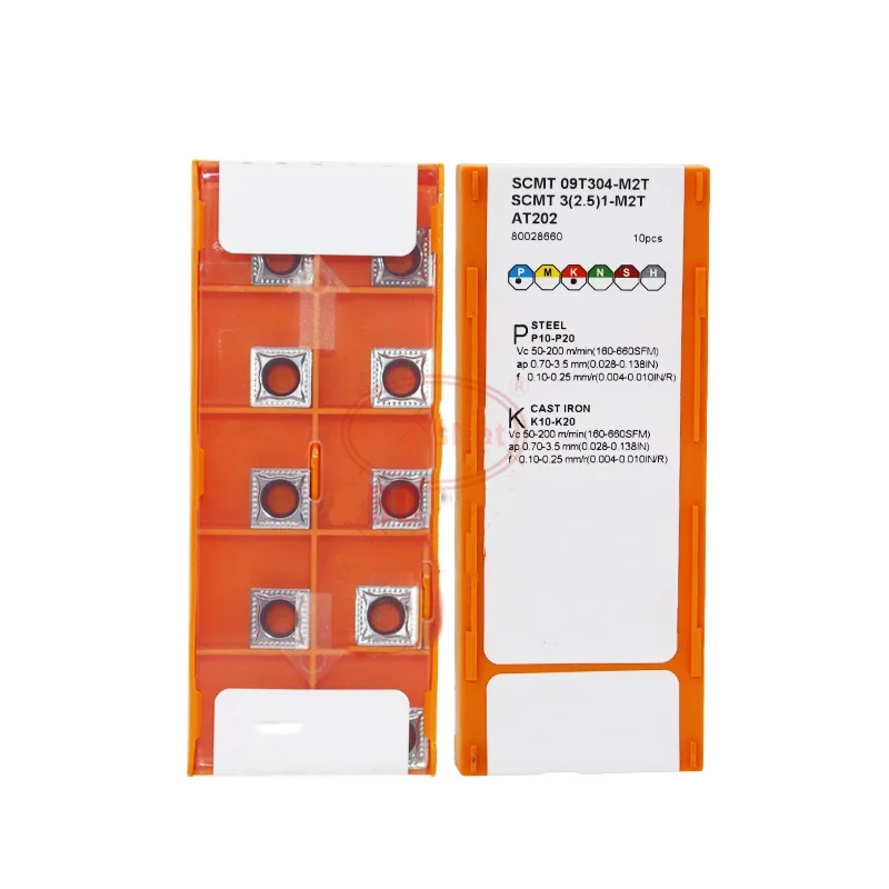 

SCMT09T308 SCMT09T304-M2T AT202 Carbide Insert SCMT Inserts