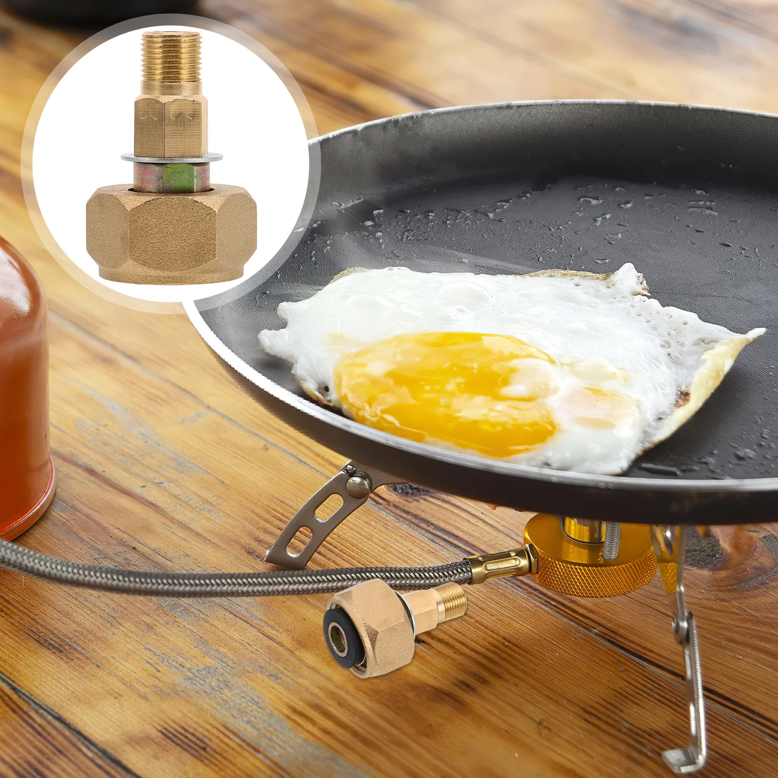 

1PC Gas Adapter Propane Transfer Refill Filler Connector Camping Stove Stove Adapter Canister Converter Valve Outdoor