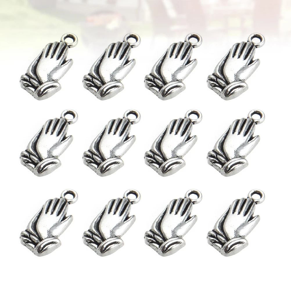 

50 шт., подвеска с молитвенным орнаментом, модный сплав, аксессуар для изготовления ювелирных изделий своими руками, ожерелье, висячий брелок, декоративная цепочка для свитера