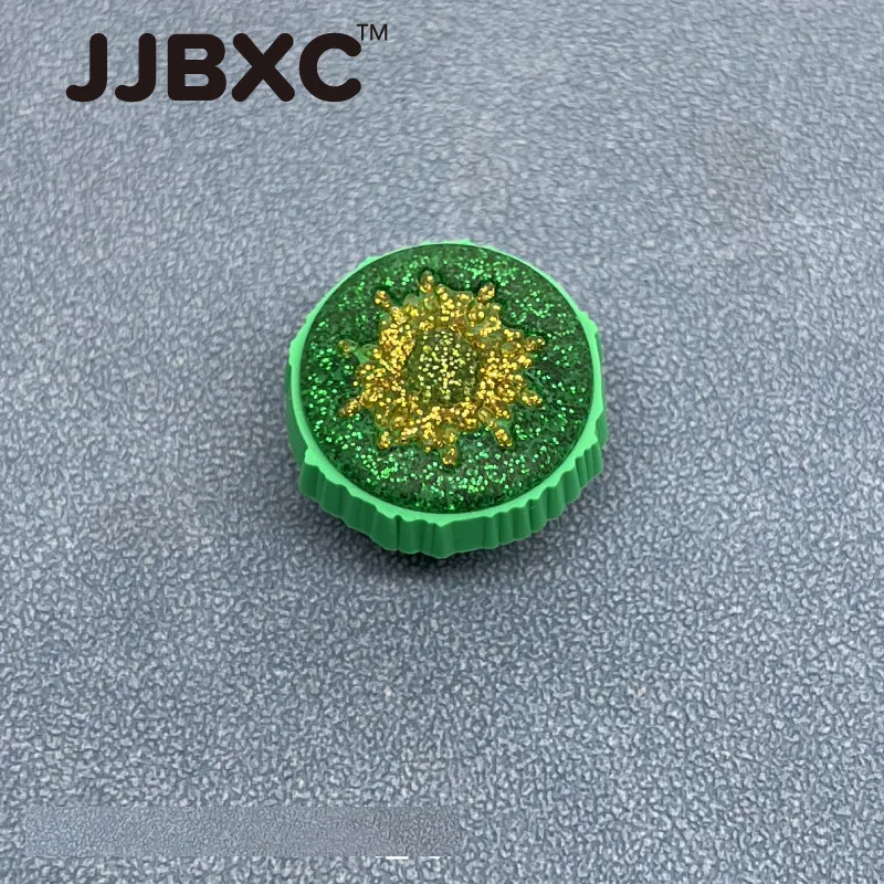 JJBXC Charm Shoe Buckle with Glitter Watermelon and Banana Design