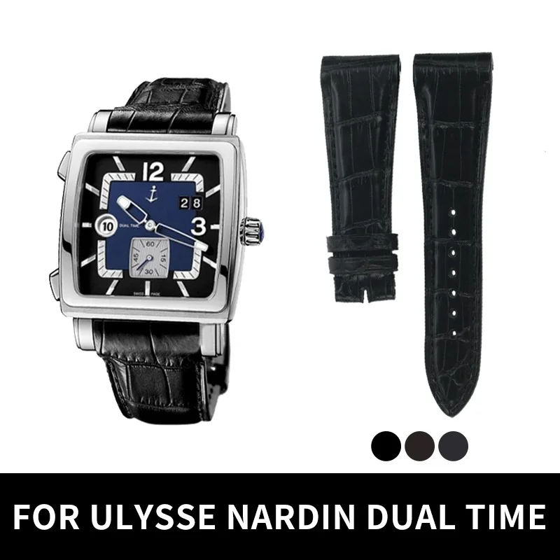 

ДЛЯ ULYSSE NARDIN DUAL TIME SERIES, РЕМЕНЬ ДЛЯ ГОДИННИКА АЛЛИГАТОРА