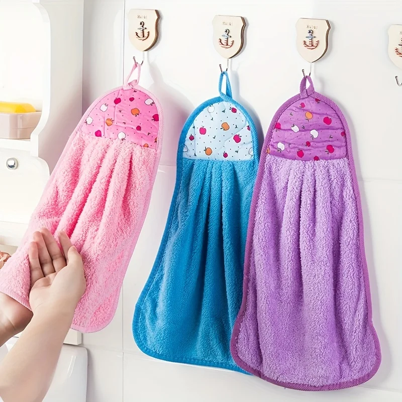 

1PCS Scouring Pad Square Dish Cloths Dish Towel Quick Drying Cleaning Rag Antibacterial Washable Cleaning Brush Kitchen Stuff