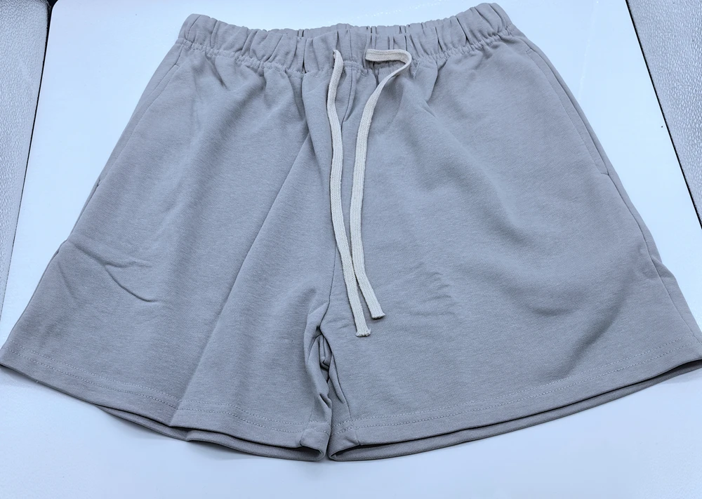 Herren 100% Reine Baumwolle Sportshorts für Alle Jahreszeiten Retro Lässige Stylische Streetwear Lose Athletische Shorts Mit Seitentaschen – Detail 30