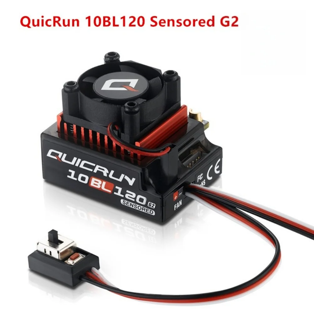 Sensored Brushless Hobbywing 10BL120 G2 120A ESC & 3650SD G2 Motor 1/10 RC Crawler Buggy