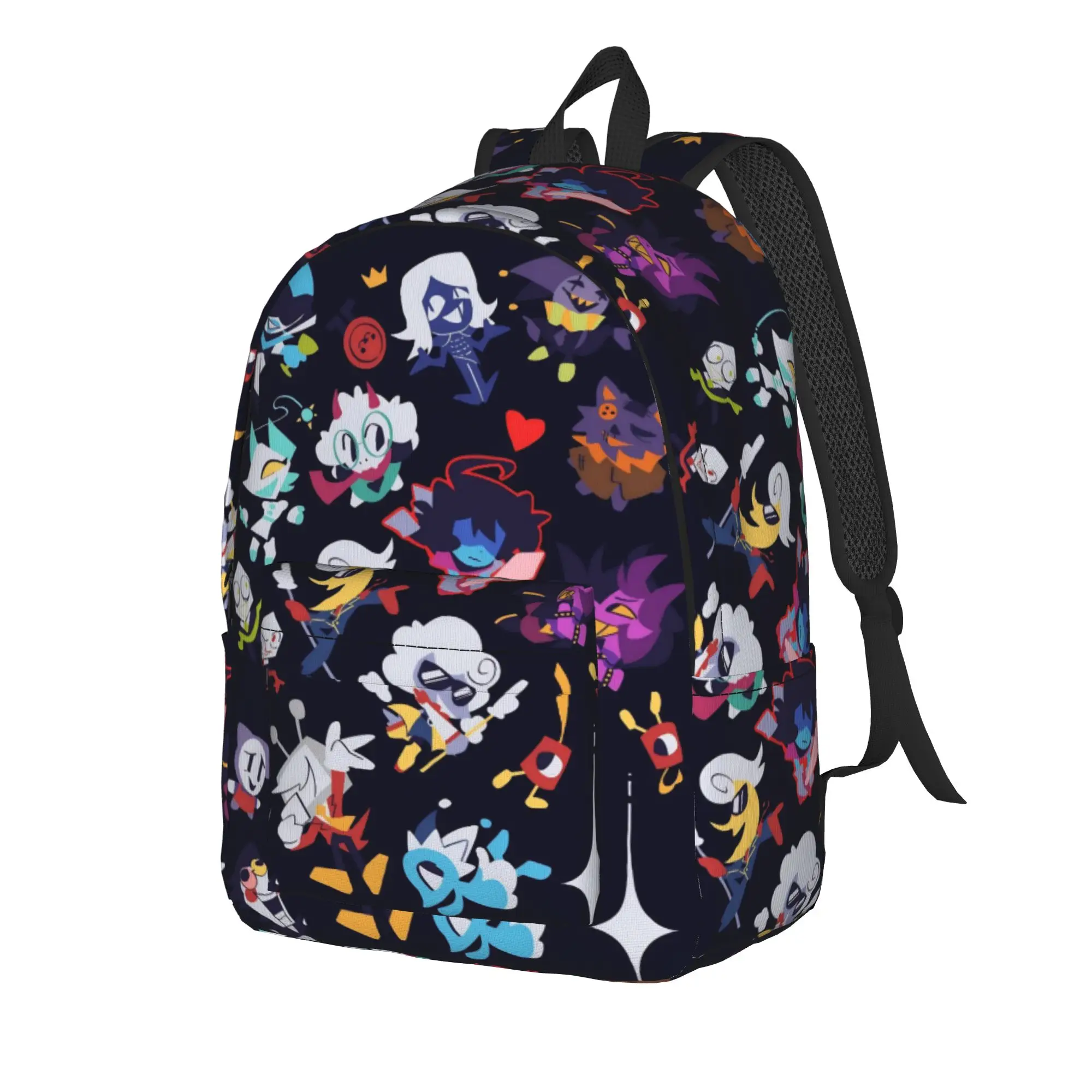 Role-Playing Deltarunes Backpack for Men Women Teenage Student Work Daypack Video Game College Canvas Bags Gift
