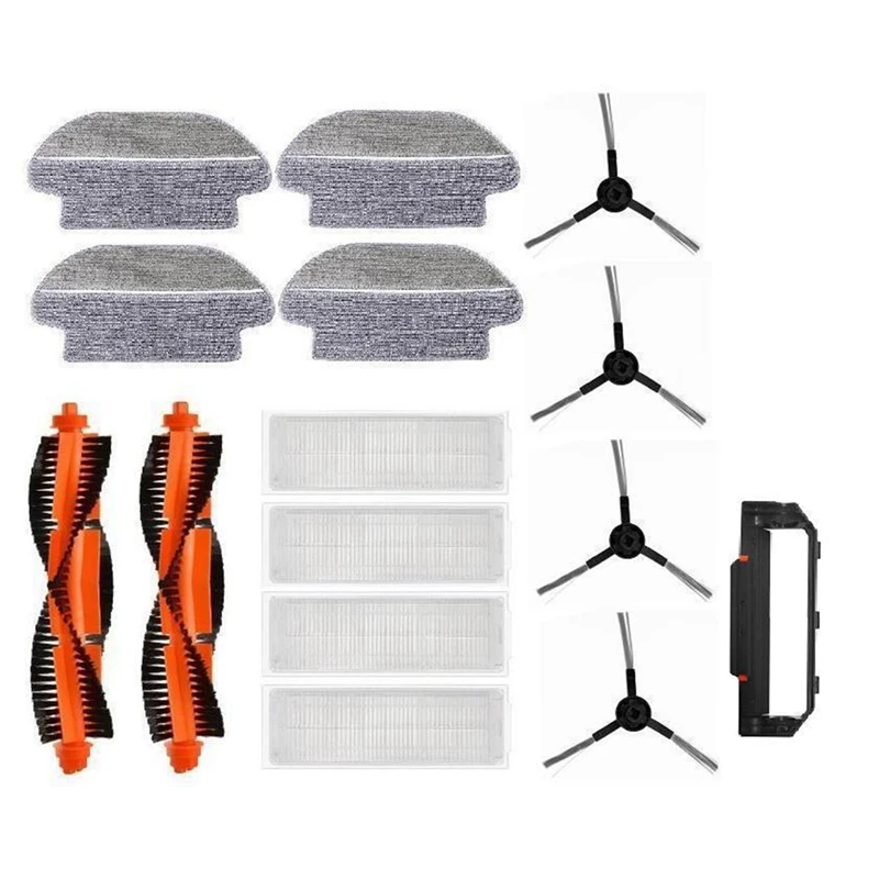 메인 사이드 브러시 헤파 필터 걸레 부품, 로봇 진공 청소기 부품, 샤오미 미 로봇 진공 걸레 프로 P 청소 로봇 STYTJ02YM