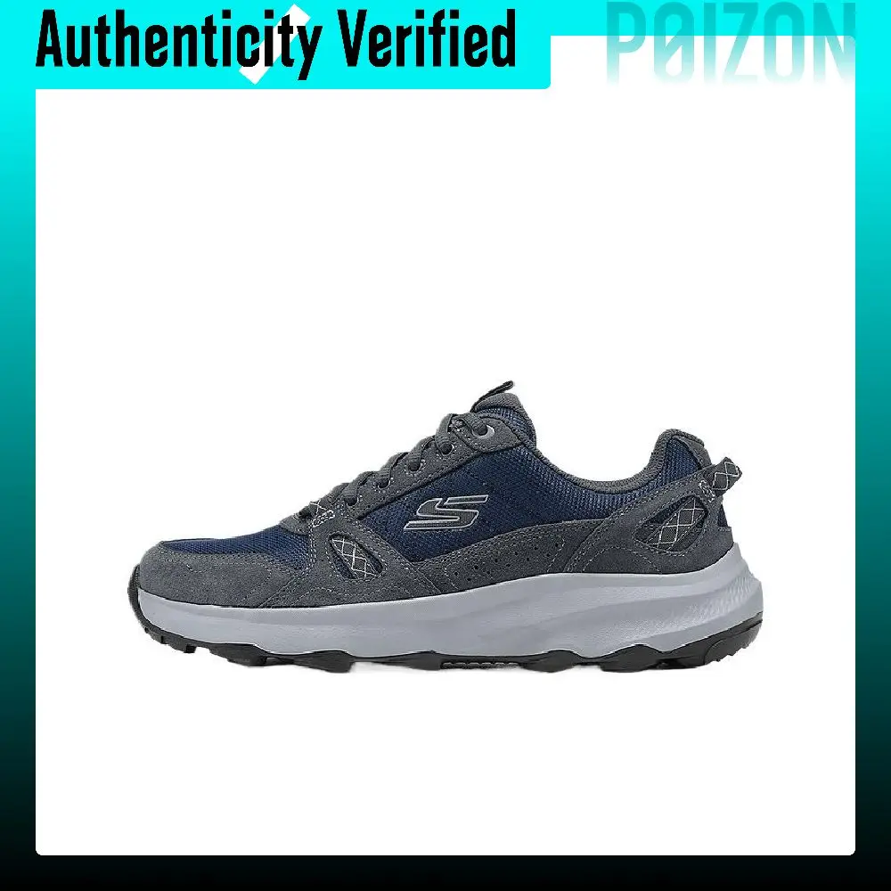 Skechers OUTDOOR MENS Mesh Comfortable Low top Outdoor Shoes Men's Marine Blue 237785-NVGY