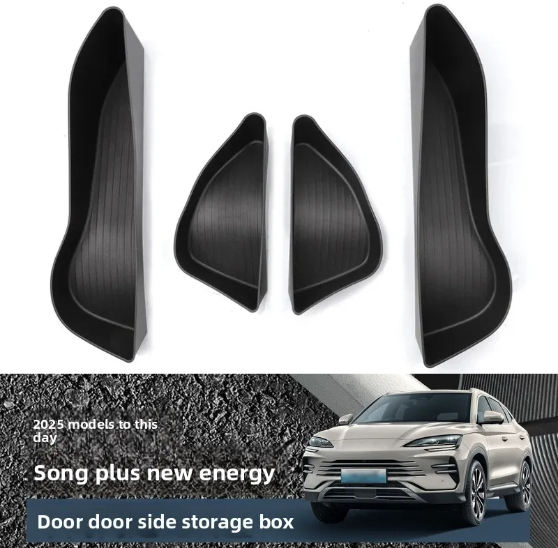 

For BYD Seal U Sealion 6 Song Plus EV DMI 2025 Door Silicone Storage Box Interior Modification Accessories Cars Stowing Tidying