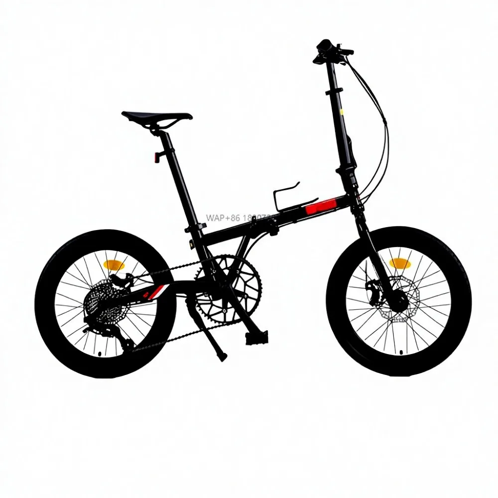 

20 Inch High Carbon Steel Frame 9-Speed Disc Brake Foldable Pedals Aluminum Alloy Kickstand Lightweight Adult & Kids Bicycle
