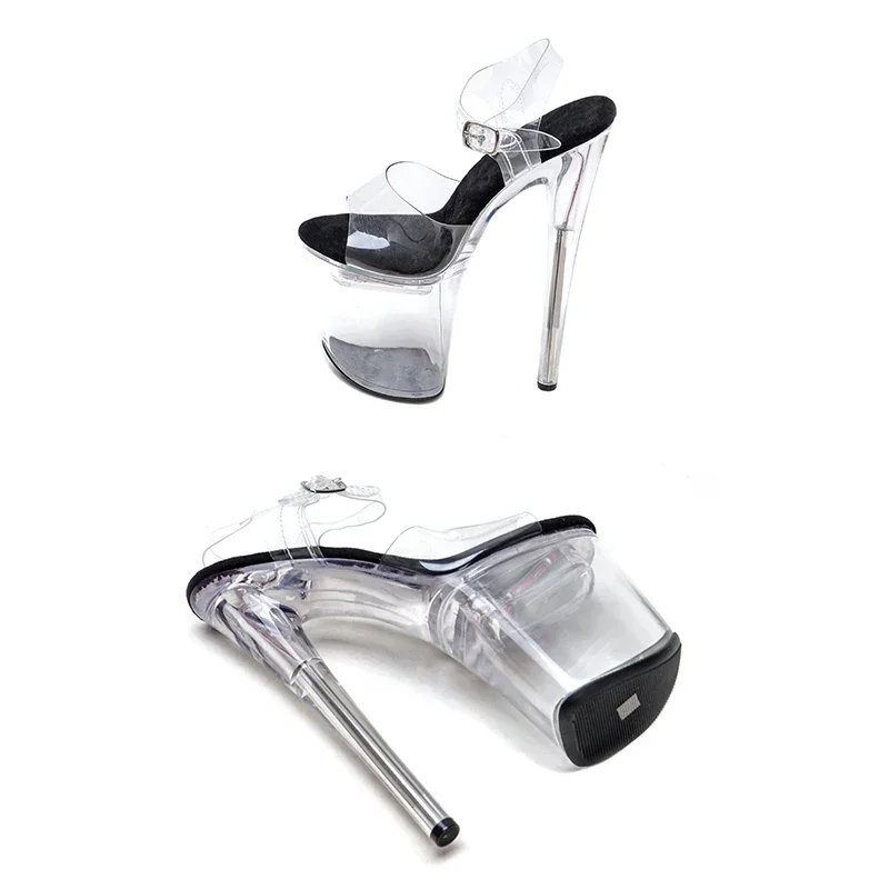 Leecabe 8Inch/20cm lady LED Light Up Shoes Glowing Platform party High Heels Shoes Pole Dancing Shoes