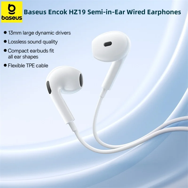 Baseus 3.5mm Wired Headphones In
