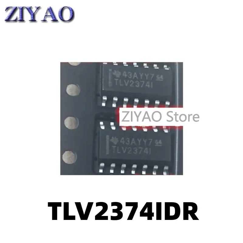 5PCS TLV2374I TLV2374IDR 2374I SOP14 rail to rail four channel operational amplifier chip