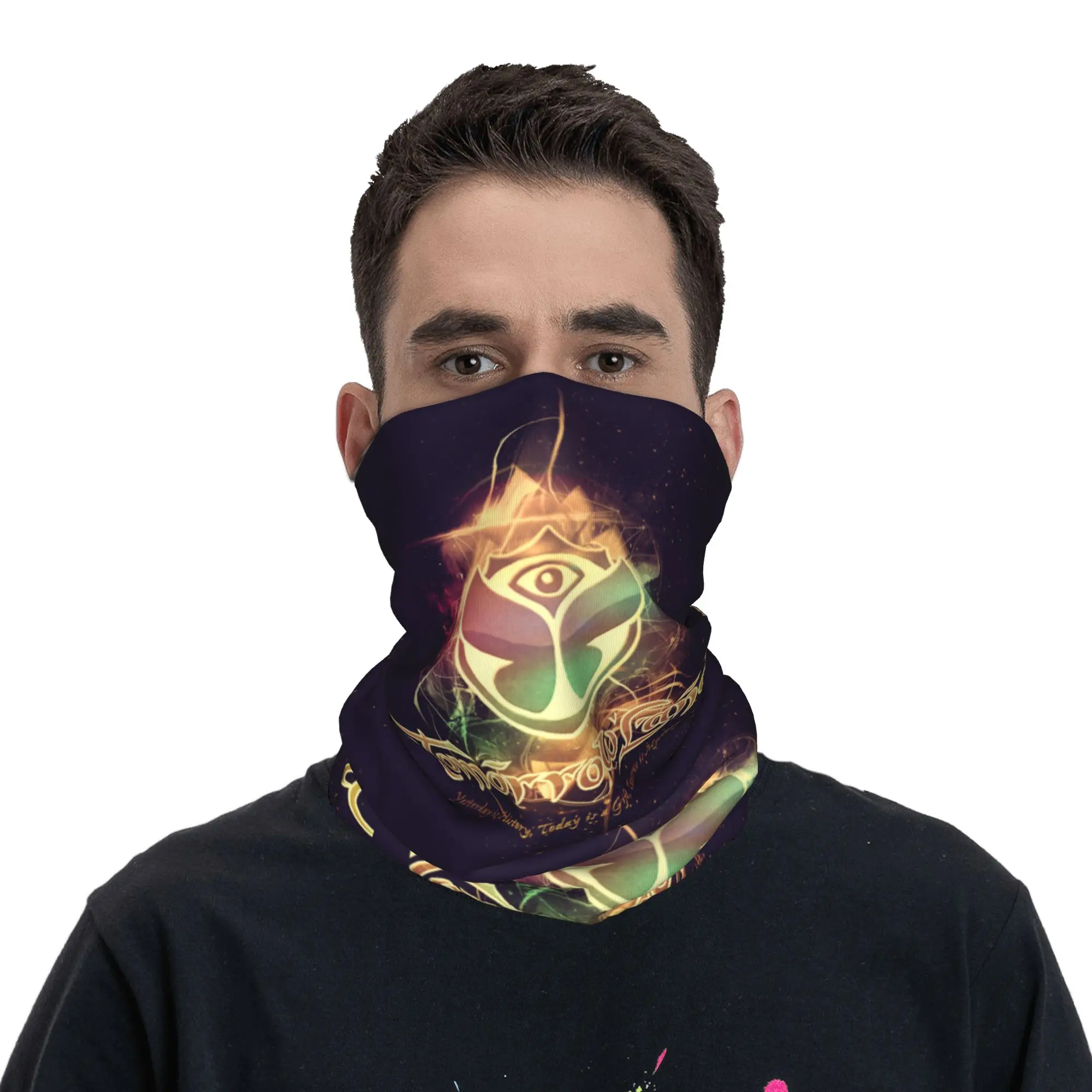 ผ้าพันคอแบบท่ออเนกประสงค์ ป้องกันรังสียูวี สำหรับกิจกรรมกลางแจ้ง ใช้เป็นผ้าปิดหน้าได้ด้วย