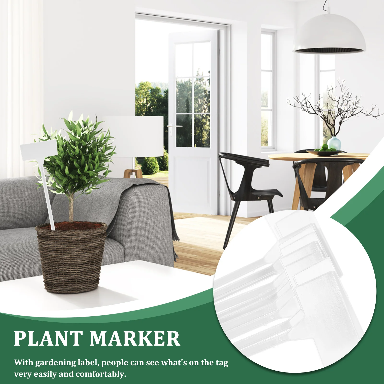 

30Pcs Tall Plant Labels Garden Plant Markers for Outdoor Indoor Use Flower Pots Planters Grow Track Record Tags