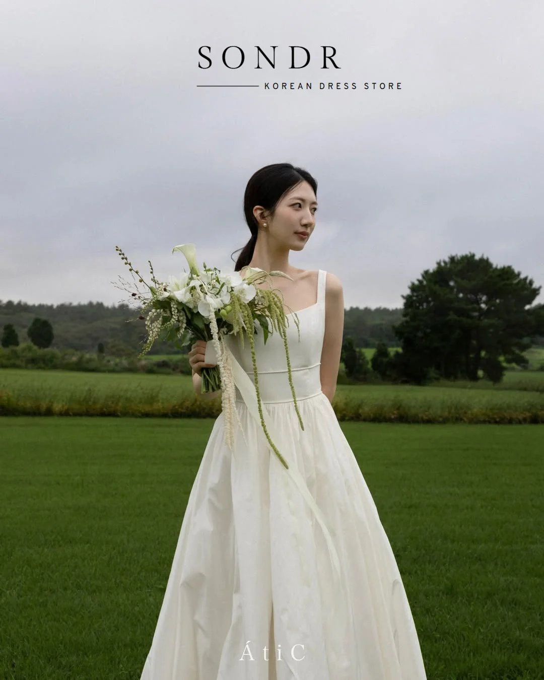 Sondr Customized Simple Korean Wedding Dresses Sleeveless A Line Bridal Evening Party Dress Prom Gown Wedding Snap Wear 2026