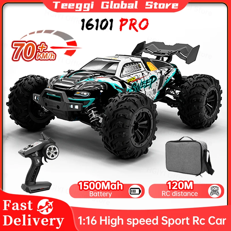 🏎️ X-Verse 16101PRO 70 Km/h – Coche RC Sin Escobillas 1:16, 4WD Y Resistente Al Agua