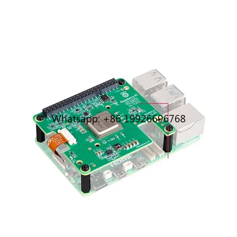 

Official Raspberry Pi 5 AI HAT+ Kit Hailo8l/Hailo8 13Tops/26Tops Accelerator Module Electronic Modules Kits for Artificial