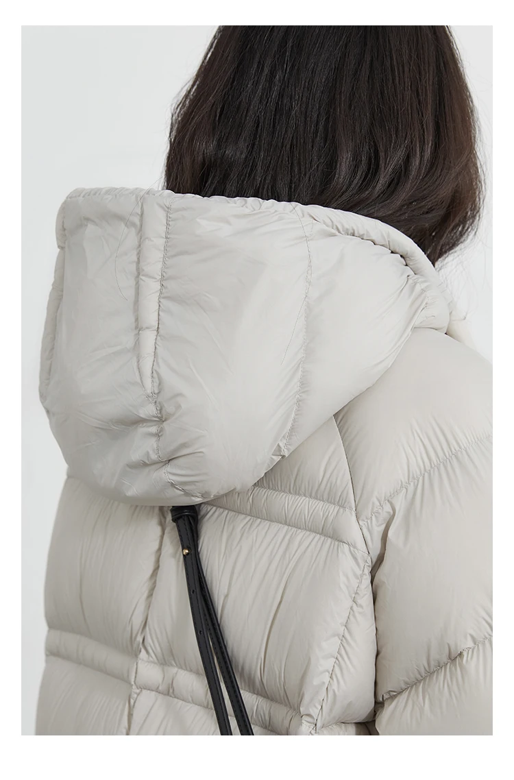 CHIC VEN Women Long Down Coats Solid Loose Casual 95 White Duck Down Jacket Thick Warm Female Outerwear Autumn Winter 2025