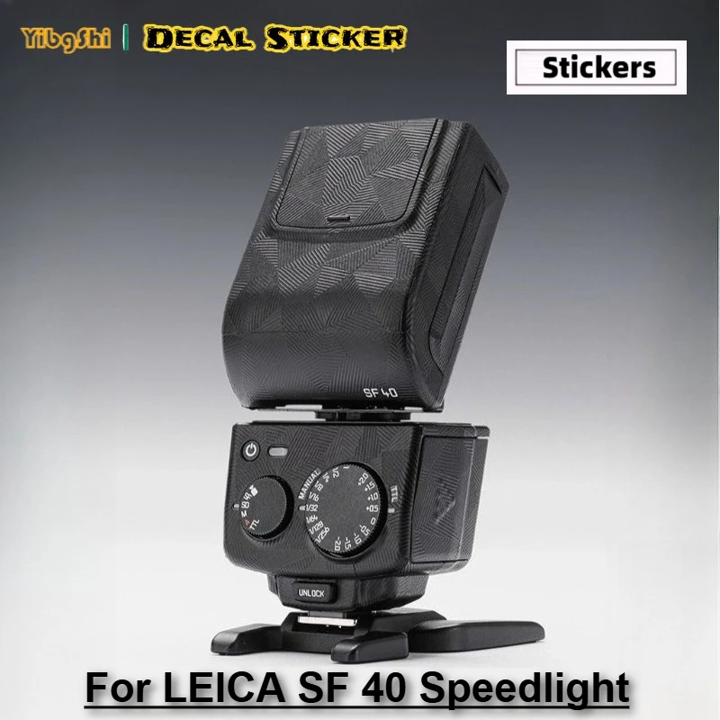 Für Leica SF40 Flash Aufkleber Premium Aufkleber Haut für Leica SF40 Flash Speedlight Schutz Aufkleber