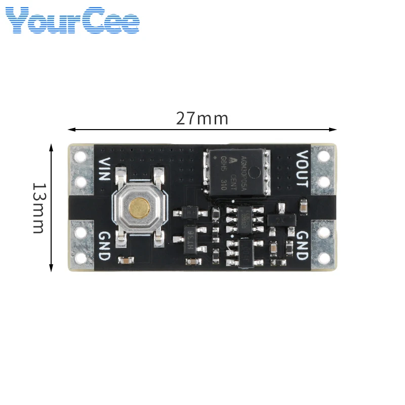 5pcs/1pc XL-10AL XL-10AH Single Bond Button Bistable Micro One Key Switch Module 3.5-5.4V 4.5-26V 300nA 1.3uA Load 10A Low Power