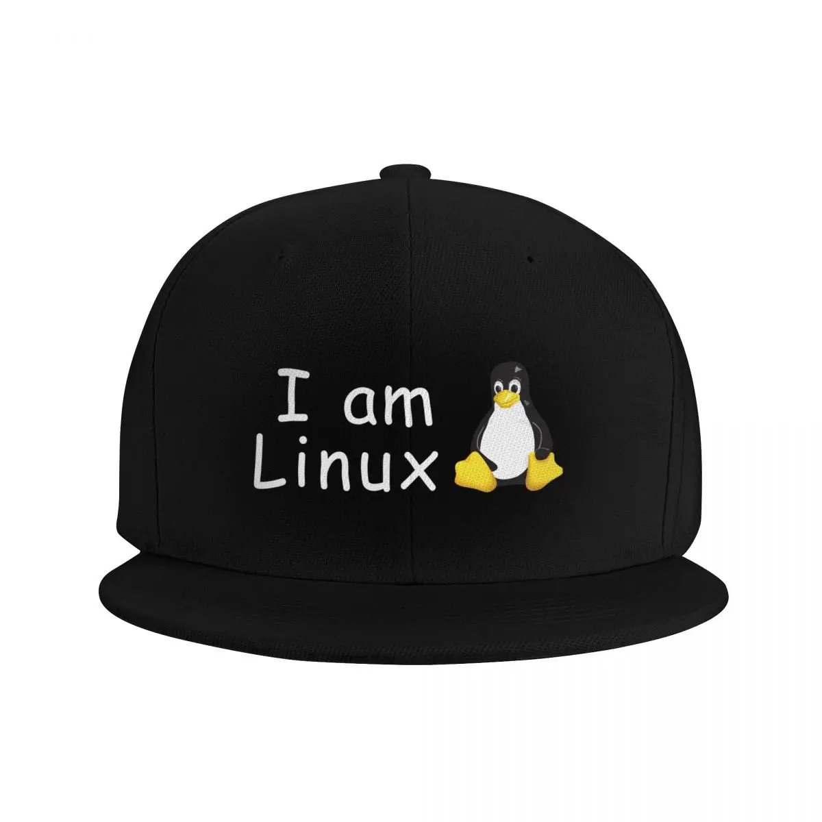 I Am Linux Hip-hop Hats Outdoor Adjustable Casual Baseball Caps Sunscreen Hat