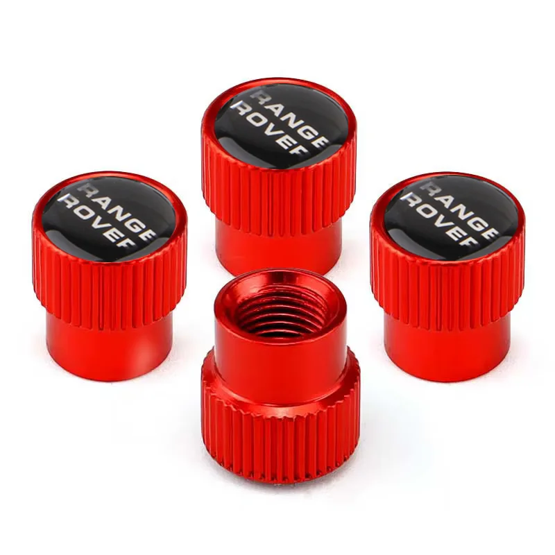 4pcs Alloy Car Tire Stem Valve Caps Air Cover for Land Rover Range Rover Sport Freelander 1 2 Evoque Defender 110 Discovery X79