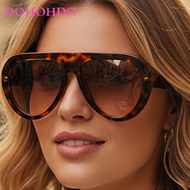 

2026 Popular Vintage Big Frame Punk Women Sunglasses New Luxury Designer Hip-hop Trend Sunglass Men Outdoor Driving Shades UV400