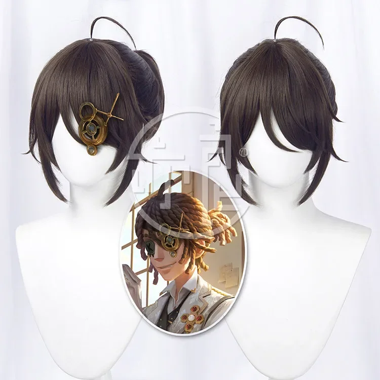 Anime Identity V Prisoner Graduation Day Cosplay Wig Halloween Carnival Party Props Synthetic Hair + Wig Cap