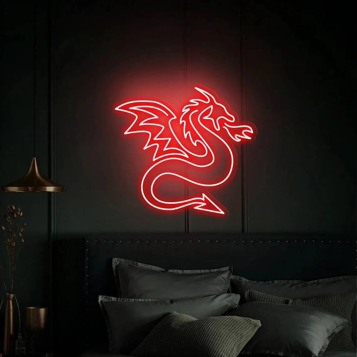 

Dragon Neon Sign, Room Decor Custom Neon Sign Neon Signs for Room Wall Aesthetic Room Decor