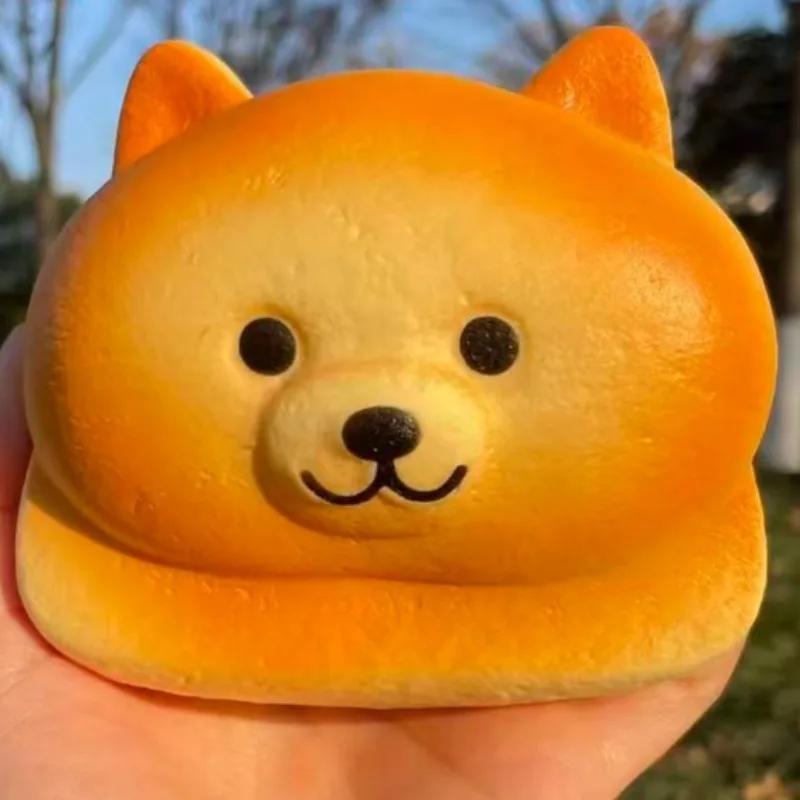 

3Y-Husky Bread Squishy Toy Cute Dog Bread Fidget Squeeze Toy Anti Stress Anxiety Relief Party Gifts for All Ages