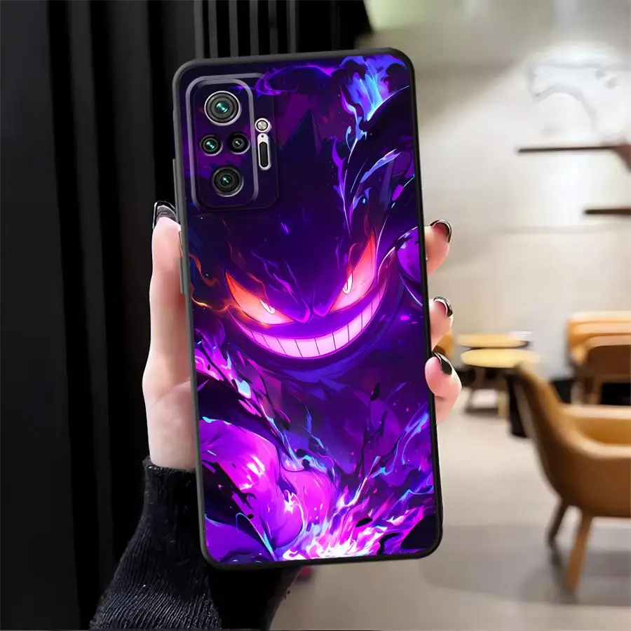 P-PokemonS GengarS Eevee Case for Xiaomi Redmi Note 15 Pro Plus A7 12 K40 11 A5 A1 A2 A3 Note 14 13 A15 K60 15A Phone Cover - view 4