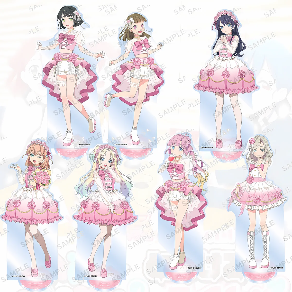 Anime Love Live! Juego de cartas oficial de la serie, soporte acrílico de 15 cm, Honoka Kosaka, llavero decorativo para escritorio, estantería, colección