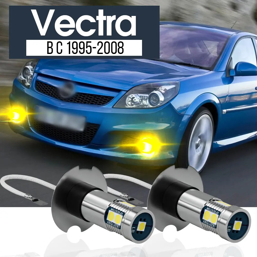 

2pcs LED Fog Light Lamp Blub Canbus Accessories For Opel Vectra B C 1995-2008 1998 1999 2000 2001 2002 2003 2004 2005 2006 2007