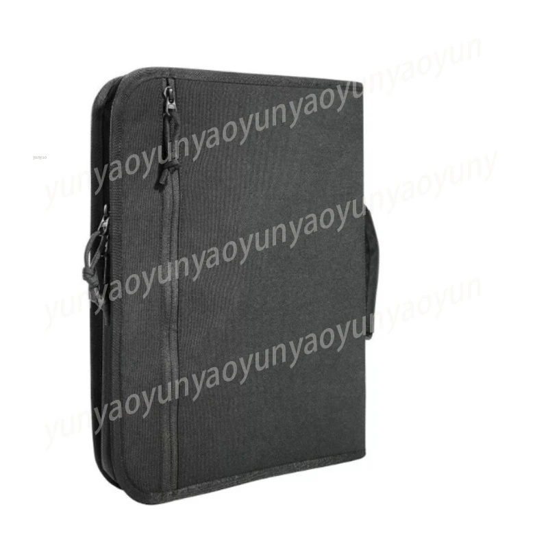 Portable A4 Document Bag V2.0 Large Capacity Handbag Single Shoulder Crossbody Bag for Laptop File Storage