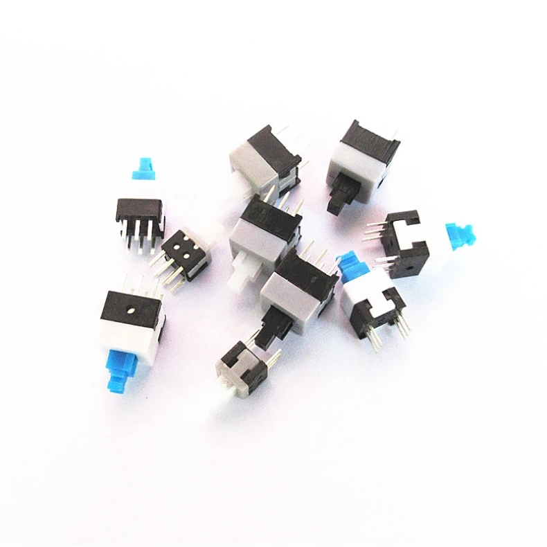 20 Stück Tastenschalter, Schlüsselschalter, Sechspol-Schalter, 5,8*5,8 7*7 8*8 8,5*8,5 mm, selbstsichernder oder nicht selbstsichernder Schalter, Sechspol – Detail 2
