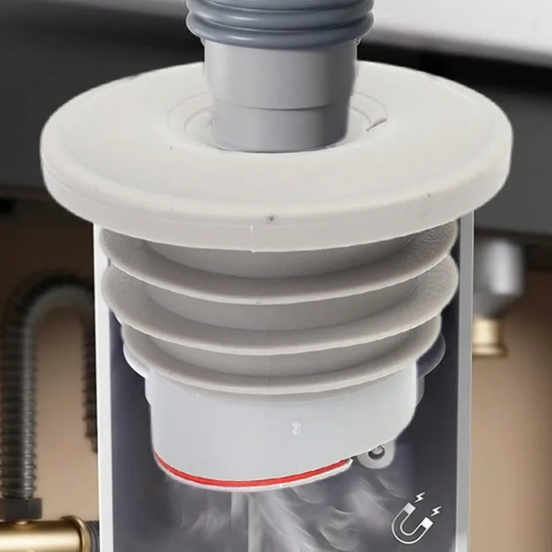 Silicone Bathroom Sewer Seal Ring Kitchen Sink Sewer Pipe Seal Plug Washing Machine Anti-odor Leakage Floor Drain Seal Connector