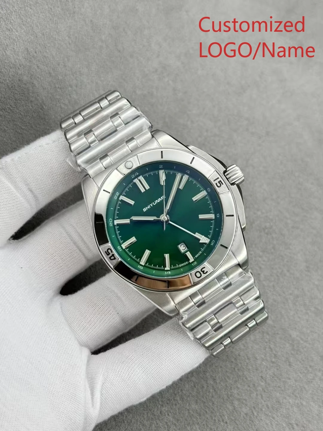 

A191 Store Customized Watch Unisex Mechanical Sports Watch Full Function 904L World Time Full Function Steel Bracelet