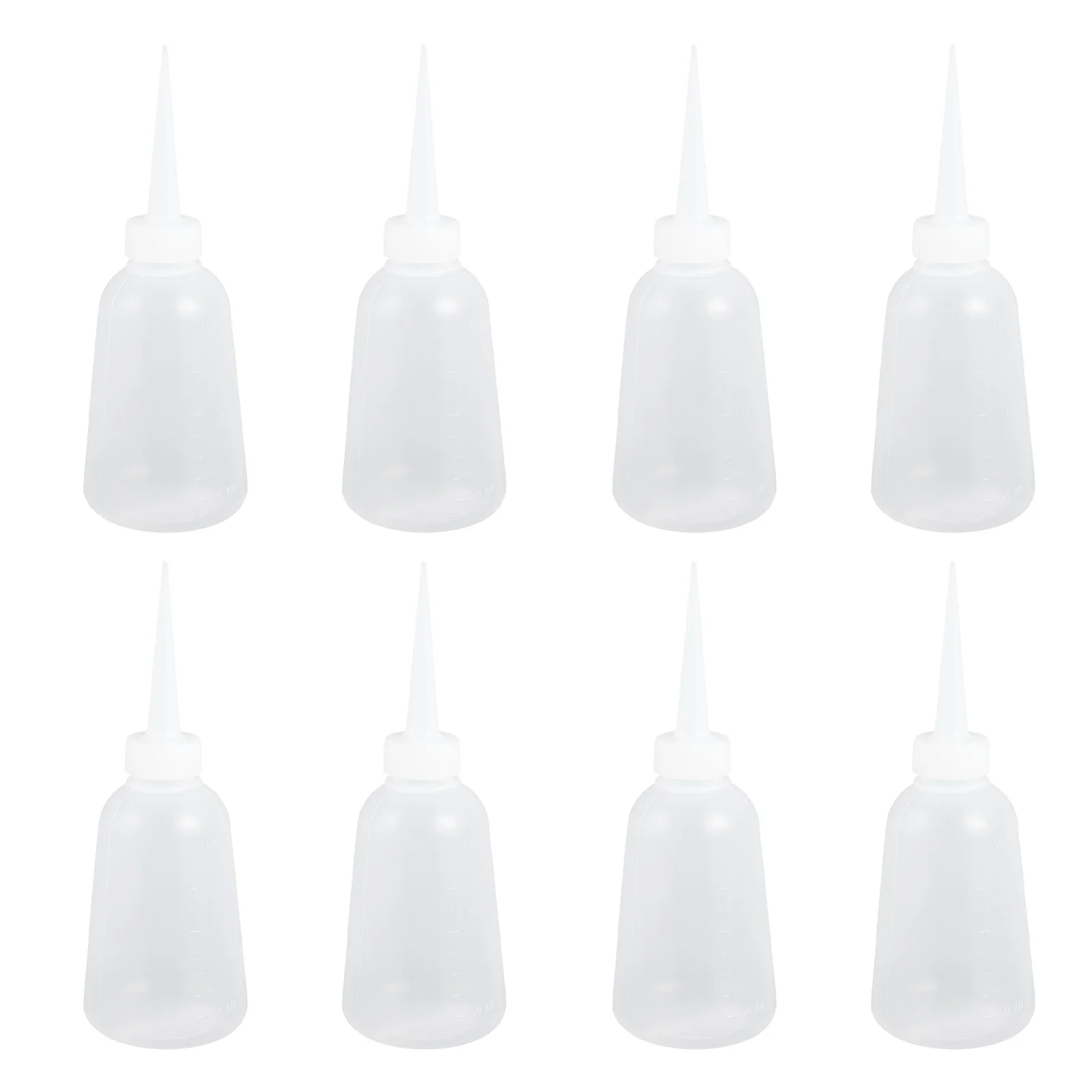 10 قطعة زجاجات قضيب الغراء البلاستيكية زجاجات ضغط شفافة قابلة لإعادة الملء للحرف اليدوية الغراء السائل الطلاء بريق الدقة #6