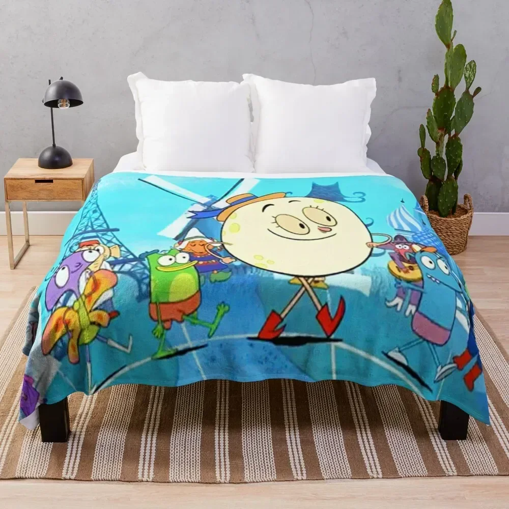 

Let's Go Luna characters gift for fans Throw Blanket