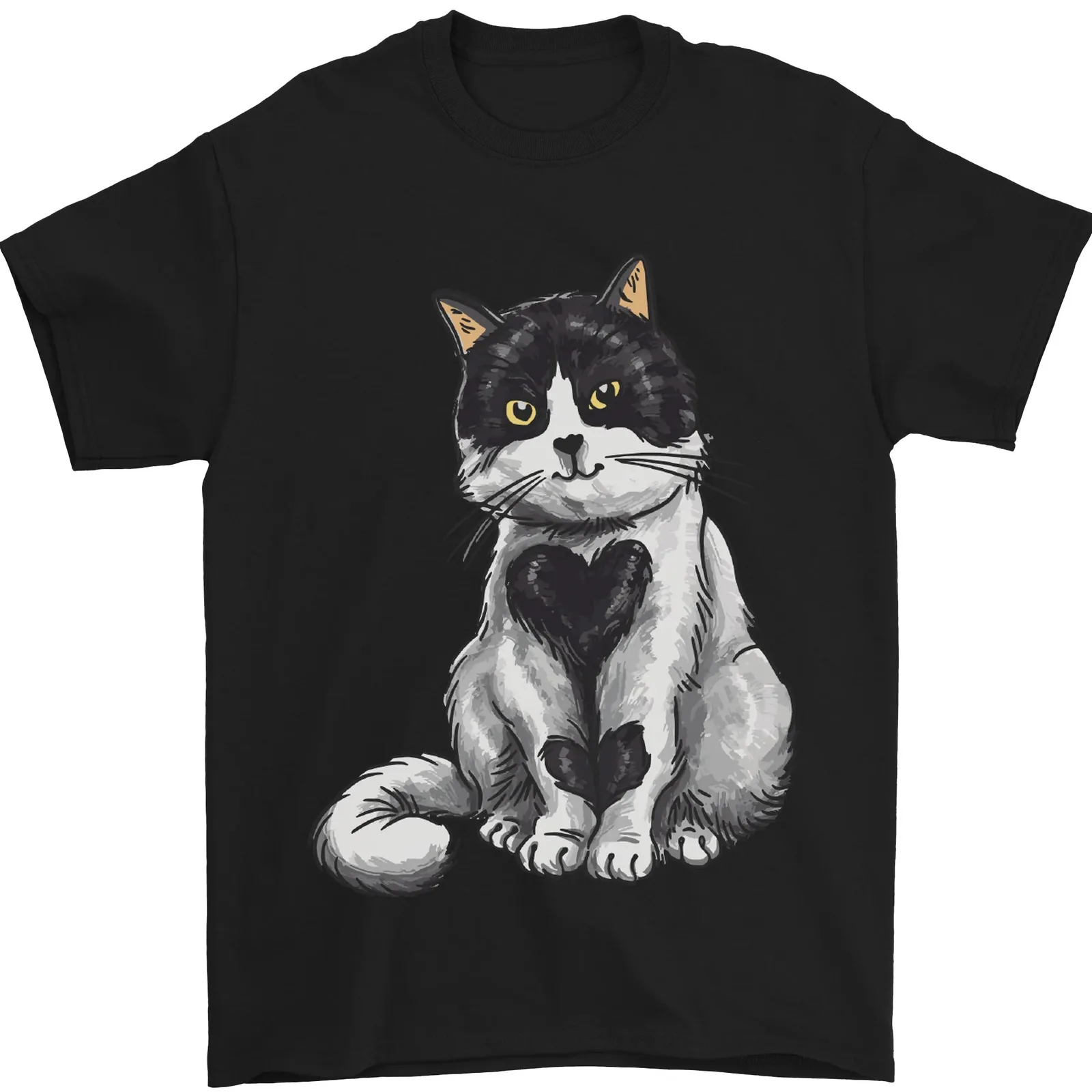 Schattige Kattenliefhebbers Unisex T-Shirt Kleurrijke S-5XL