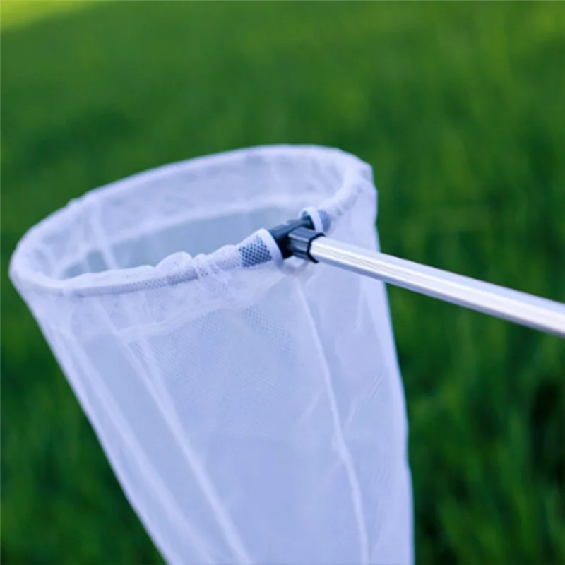 سبائك الألومنيوم سريعة قابلة للطي شبكات اليد المطاط صافي الرياضة في الهواء الطلق يطير الصيد صافي أسود صغير الأسماك جيب الشرغوف ثنائي الاستخدام