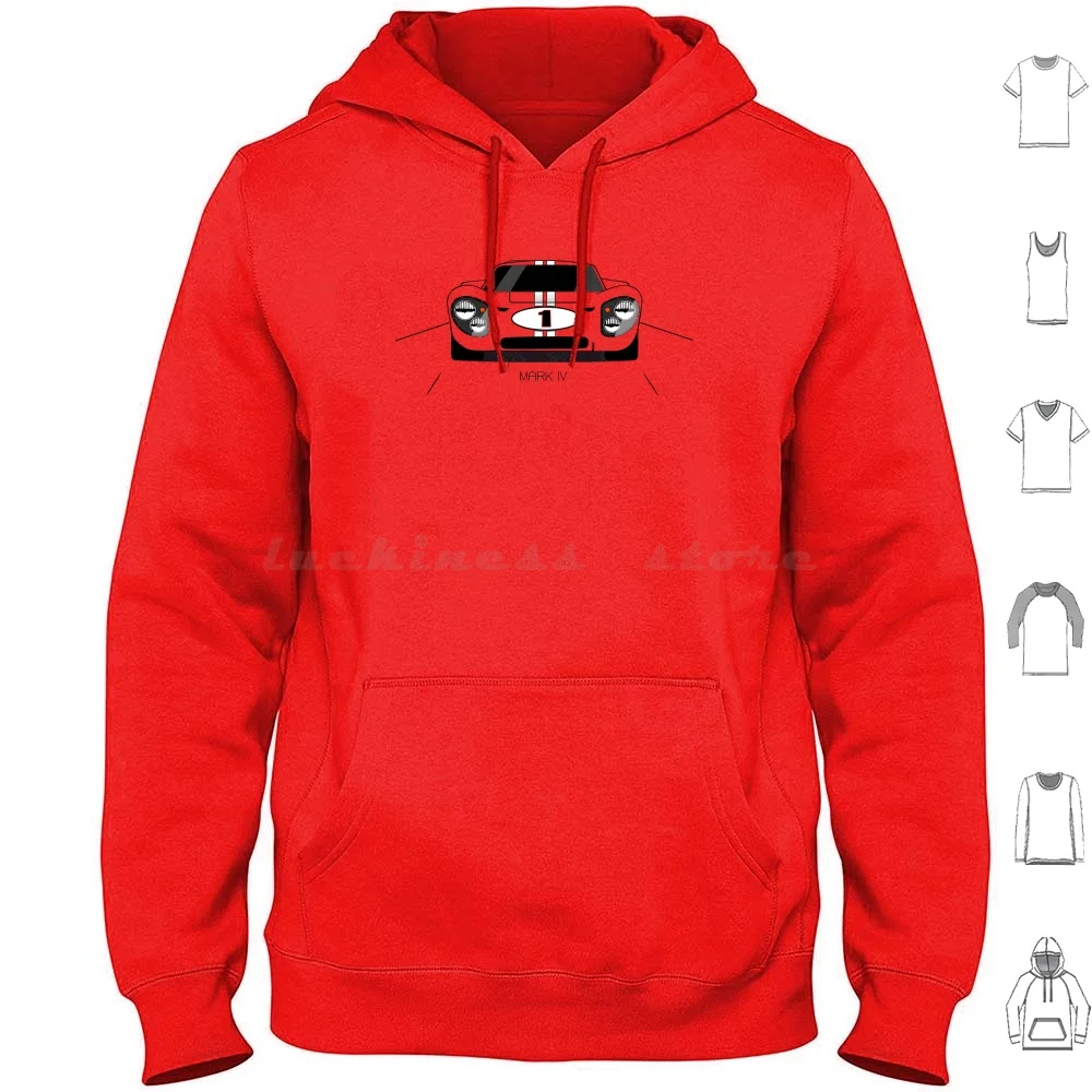 

1967 #1 Hoodies Long Sleeve Racing Livery Gt Lemans Le Mans 24 Hours 24 Heures Du Mans Race Winner Classic Car