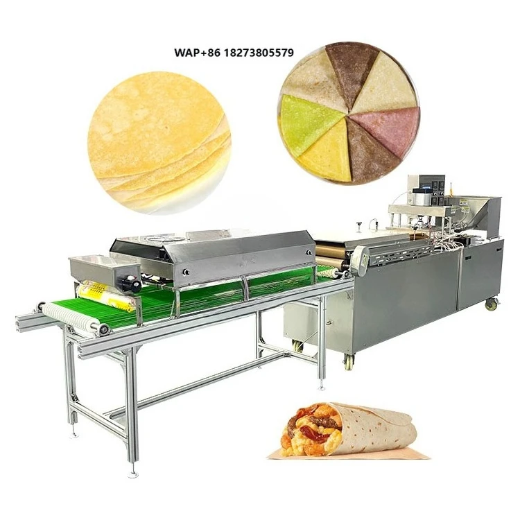 Roti Chapati Maker/Roasted Duck Pancake Machine / Round Chapati Cake Making Machine