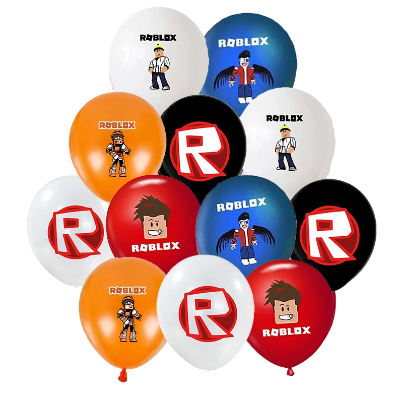 12 stuks Roblox latex ballonnenset verjaardagsfeestje kinderverjaardag babyshower benodigdheden ballondecoratie