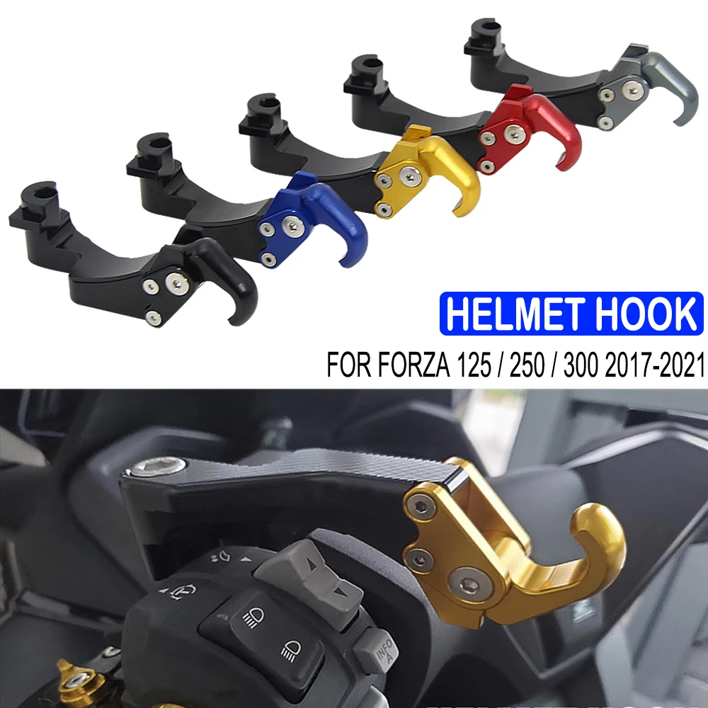 

For Honda Forza 300 250 125 350 Accessories Helmet Hook Hanger Holder Storage Bag Hook Foe Forza300 Forza350 Forza125 Forza250