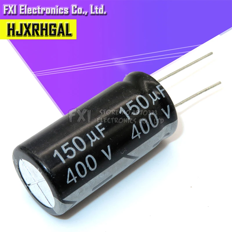 5PCS 400v150uf 150uf400v 18*40 Electrolytic capacitor 400v 150uf 18x40